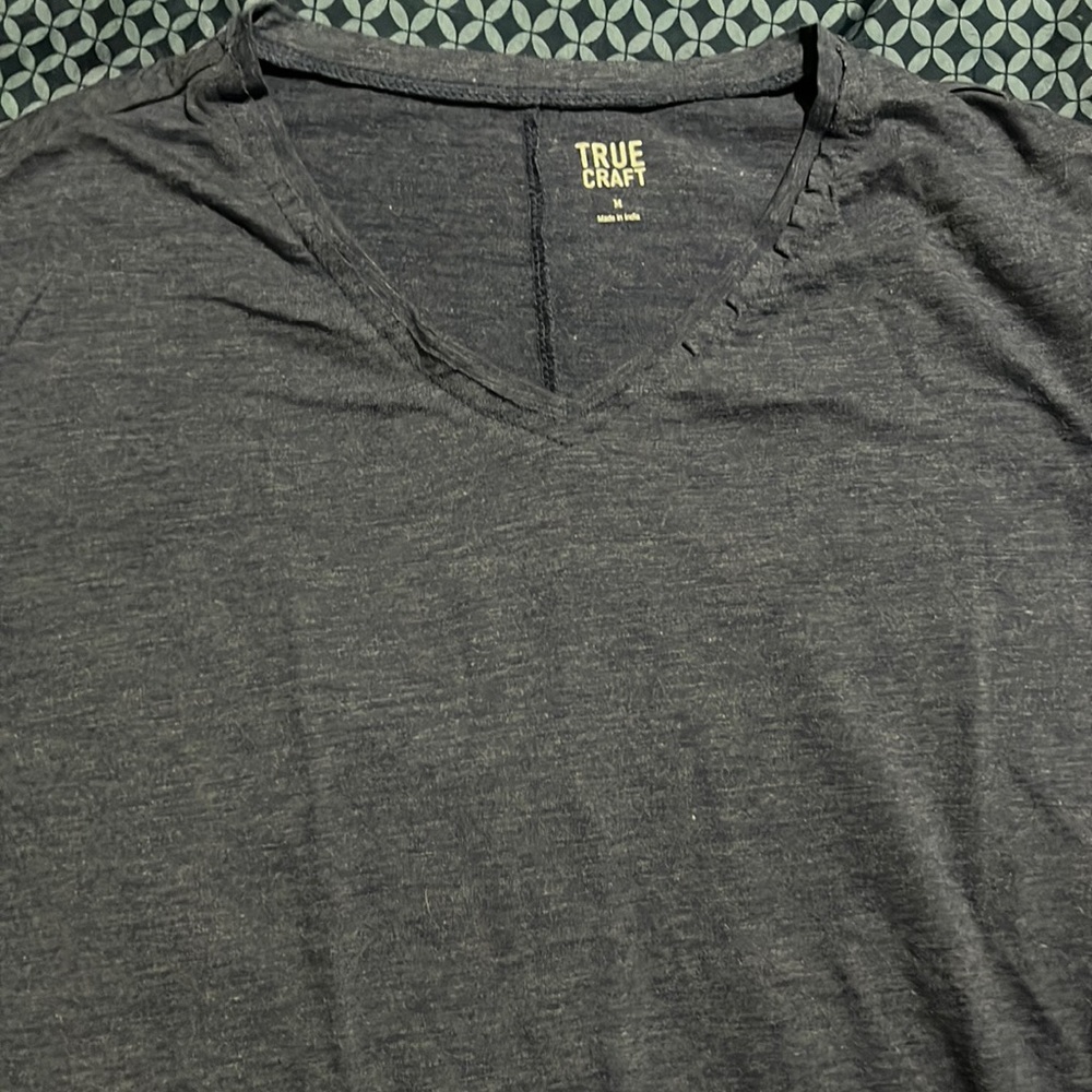 True Craft navy medium long sleeve shirt